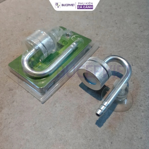 Đầu sủi CO2 Mufan inox - Sủi siêu mịn, tăng hòa tan CO2, gốm sủi thay thế cho hồ thủy sinh