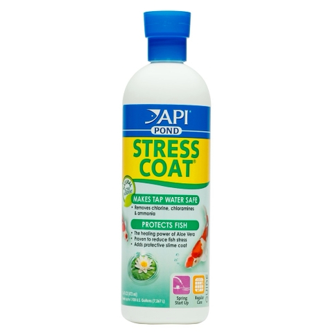 API Stress Coat Pond - Giảm stress cho cá, khử độc tố và tạo nhớt cho cá cảnh nước ngọt