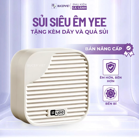 Máy sủi oxy YEE 1-2 vòi - Siêu êm, lưu lượng mạnh, giảm tiếng ồn cho hồ cá thủy sinh
