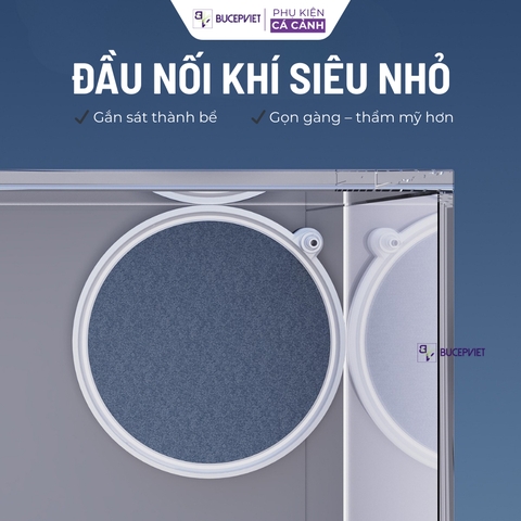 Đĩa sủi oxy Hurricane bọt khí mịn, cấp oxy đều cho bể cá - Bọt khí đều, không tắc nghẽn.