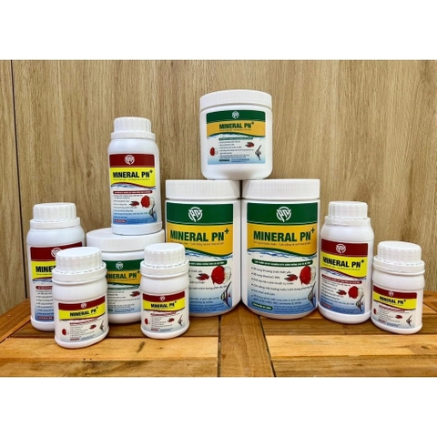 Khoáng bột vi sinh Mineral PN+ 250g/500g- Bổ sung khoáng đa vi lượng, vitamin C, hỗ trợ ổn định nước