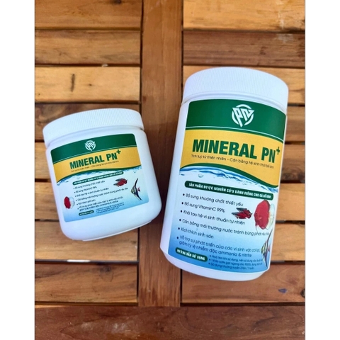 Khoáng bột vi sinh Mineral PN+ 250g/500g- Bổ sung khoáng đa vi lượng, vitamin C, hỗ trợ ổn định nước