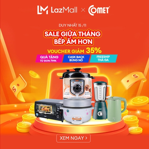 [LAZADA] 15.11 - SALE GIỮA THÁNG, BẾP ẤM HƠN.