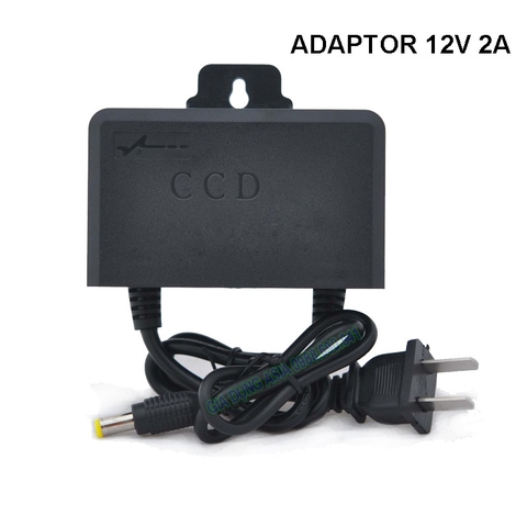 Nguồn 12V 2A có móc treo, adapter đèn led, camera