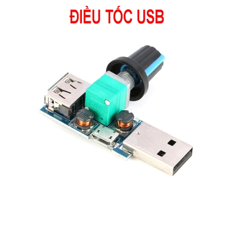 Điều Tốc Gắn Cổng Usb – Tùy Chỉnh Tốc Độ Linh Hoạt Cho Quạt, Máy Bơm, Đèn Led 5v