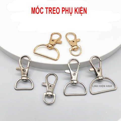 Móc khóa phụ kiện gắn túi hành lý móc treo phụ kiện trang trí