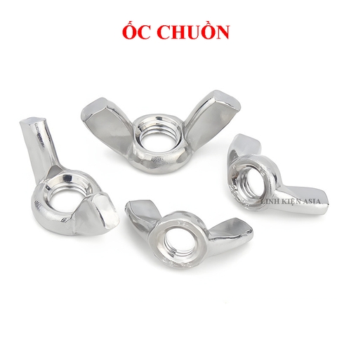 Đai ốc cánh chuồn vặn vít bằng tay inox không gỉ inox 304