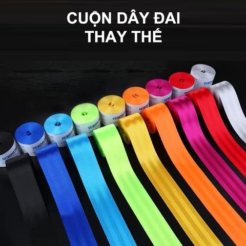 Cuộn dây thay đổi màu sắc sửa chữa dây đai an toàn trên ô tô dài 3,5m