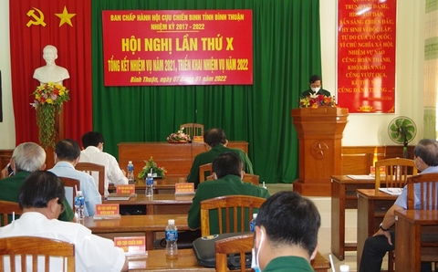 BÌNH THUẬN CHUẨN BỊ CHU ĐÁO CHO ĐẠI HỘI HỘI CỰU CHIẾN BINH CÁC CẤP NHIỆM KỲ 2022 - 2027