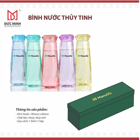 Bình nước thủy tinh