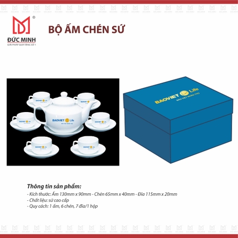 Bộ ấm chén sứ 2