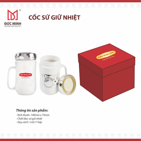 Cốc sứ giữ nhiệt