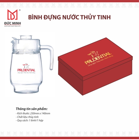 Bình đựng nước thủy tinh 2