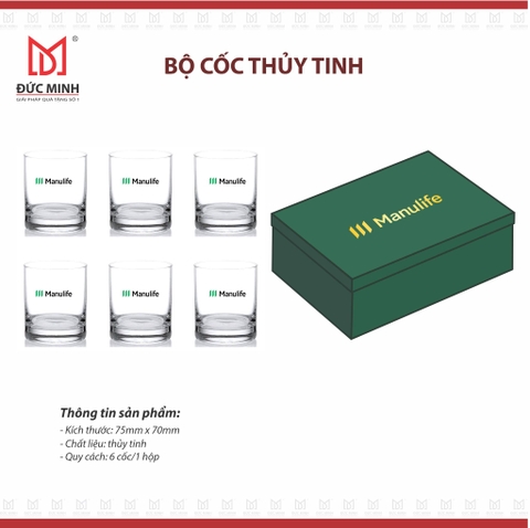 Bộ cốc thủy tinh 4