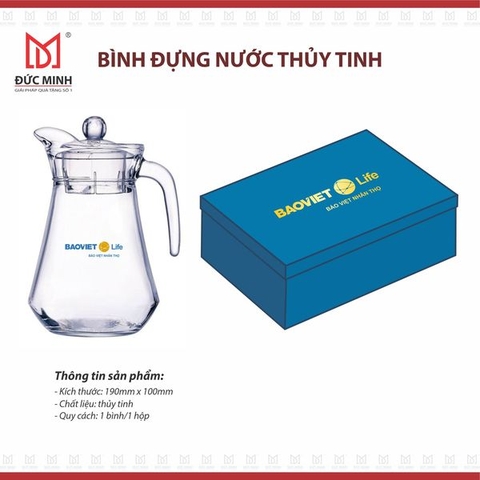 Bình đựng nước thủy tinh