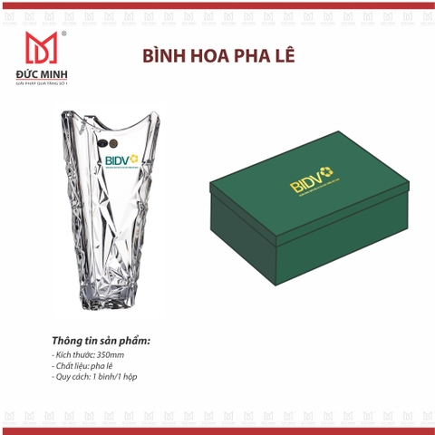 Bình hoa pha lê