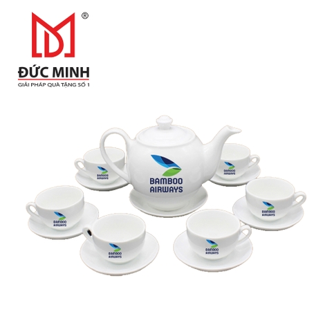 Bộ Ấm Chén Sứ Bát Tràng 2901