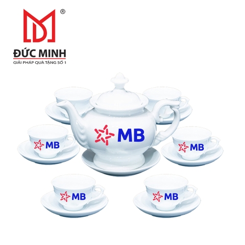 Bộ Ấm Chén Sứ Bát Tràng 2903