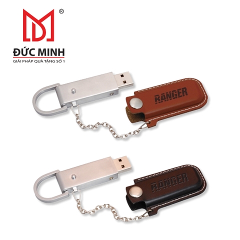 Quà tặng USB vỏ da 3803