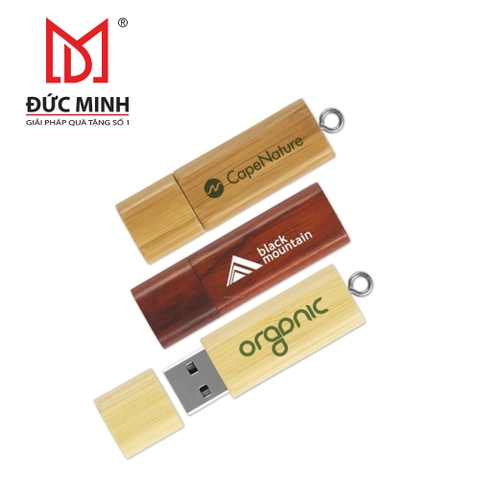 Quà tặng USB vỏ gỗ 3819