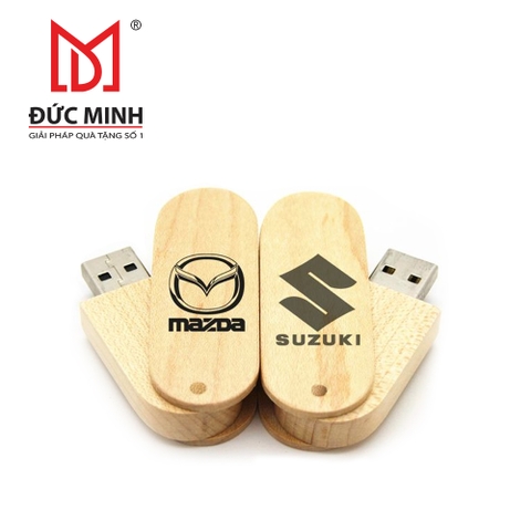 Quà tặng USB vỏ gỗ 3820