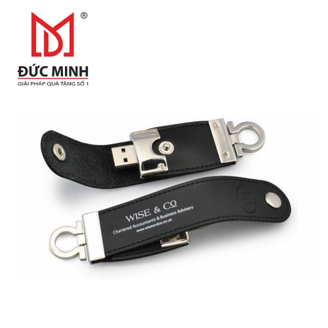 Quà tặng USB vỏ da 3800