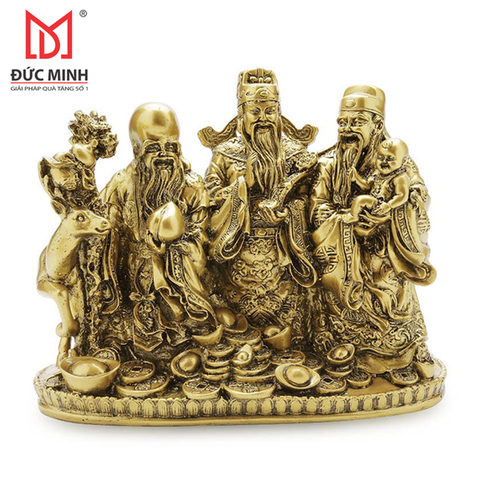 Tượng 3 ông Phúc, Lộc, Thọ cao 22cm