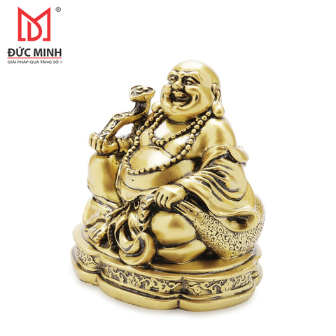 Tượng Phật Di Lặc cầm gậy như ý