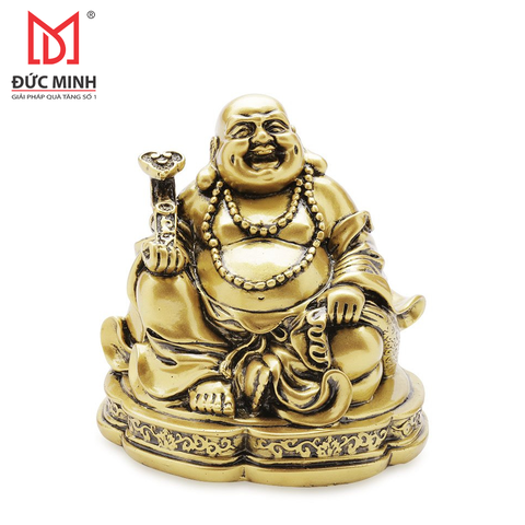 Tượng Phật Di Lặc cầm gậy như ý