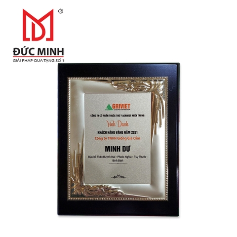Bảng Vinh Danh Gỗ Đồng 2700