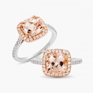 Nhẫn nữ Vàng 14K Đá quý Citrine oval 7x9mm
