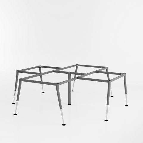 Khung bàn cụm 4 - chân sắt vuốt [VL4B]