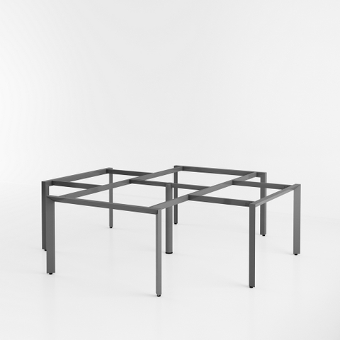 Khung bàn cụm 4L, chân sắt tam giác [TG-L4]