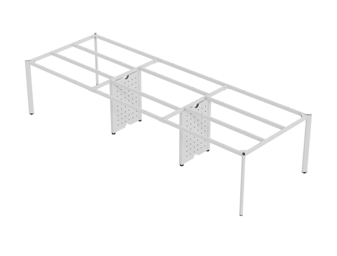 Khung bàn chân Oval, 6 chỗ/bàn họp/tiếp khách [SO-R6M]