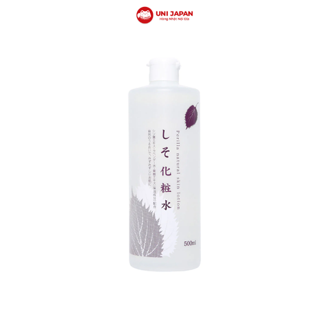 Nước hoa hồng tía tô Dokudami Perilla Natural Skin Lotion 500ml