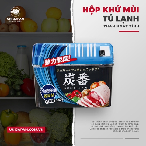 Hộp khử mùi tủ lạnh than hoạt tính