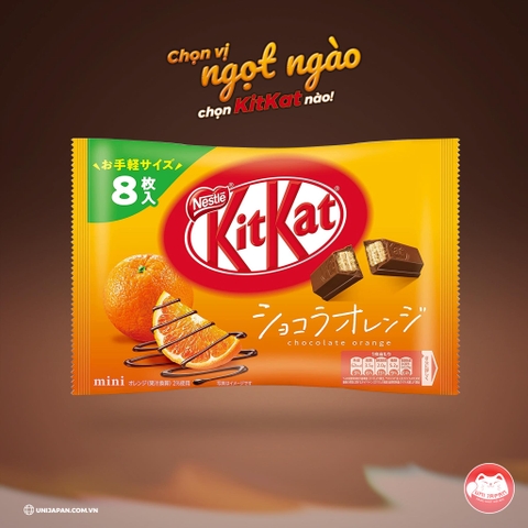 Bánh Kitkat sô cô la vị cam Nhật