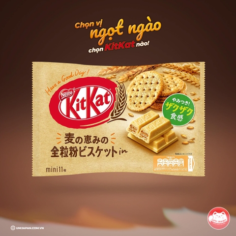 Bánh Kitkat sô cô la vị lúa mạch Nhật