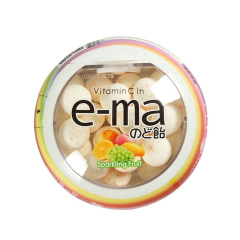 Kẹo UHA EMA Bổ Sung Vitamin C Vị Trái Cây Sparkling 33g