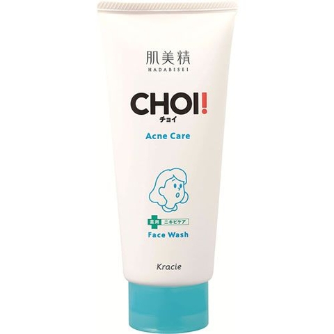 Sữa rửa mặt Kracie Hadabisei CHOI! trị mụn 110g - Nhật Bản