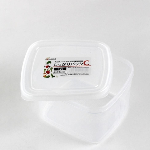 Hộp nhựa đựng thực phẩm nắp dẻo 1,2L Nakaya