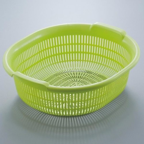 Rổ nhựa 5.3L màu xanh