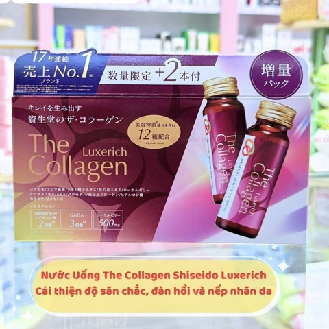 Nước uống collagen shiseido Luxerich