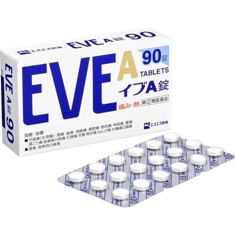 Viên uống Giảm Đau Hạ Sốt EVE A 90viên