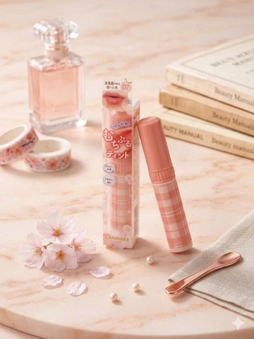 Son Canmake Muchi Puru Tint màu 07 Fruit Au Lait