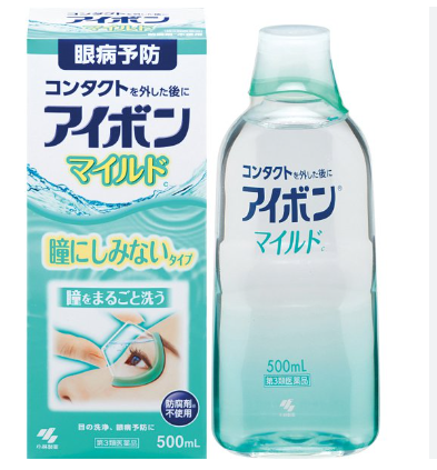 Nước Rửa Mắt Eyebon Kobayashi 500ml - Màu Xanh Ngọc