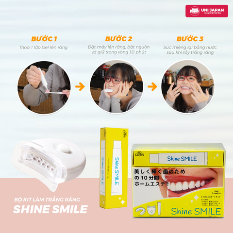 Bộ kit làm trắng răng Shine Smile