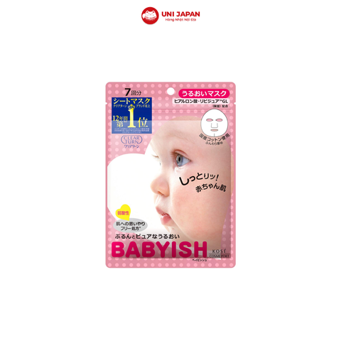 Mặt nạ babyish dưỡng ẩm ( hồng )