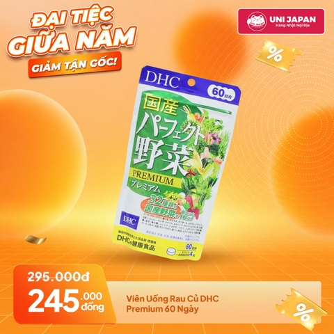 Viên Uống Rau Củ DHC Premium 60 Ngày