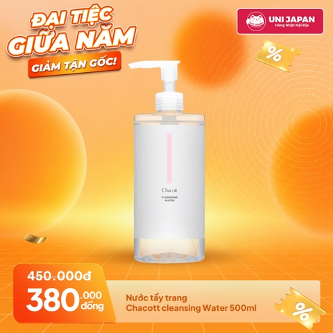 Nước tẩy trang Chacott cleansing Water 500ml